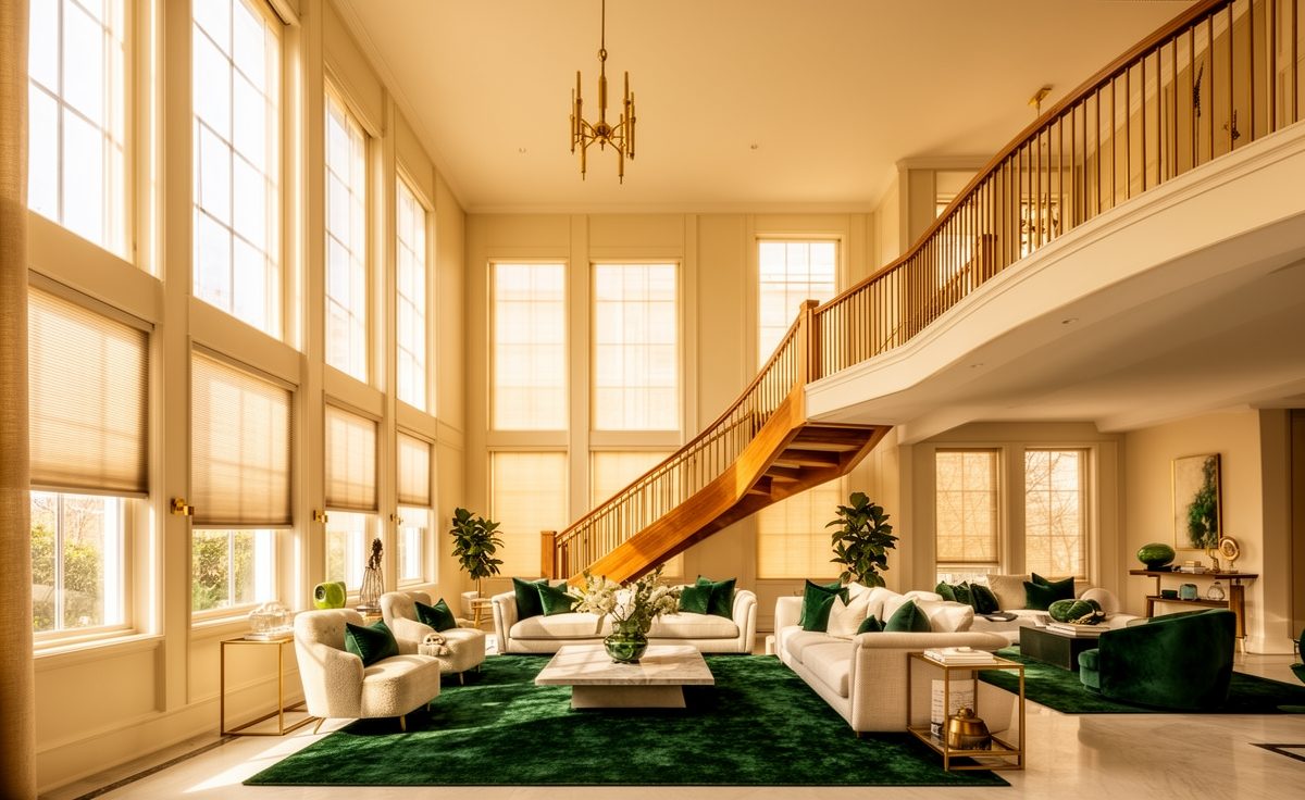 Window Treatments for The Woodlands: Tall Windows and Tree-Shaded Homes