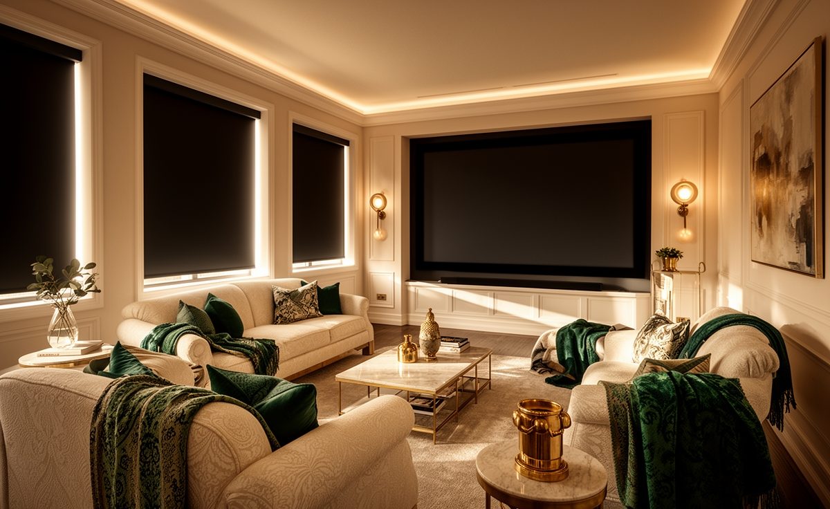 Best Window Treatments for a Media or Home Theater Room