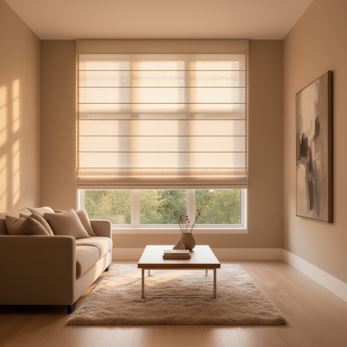 Window coverings in a Cleveland home